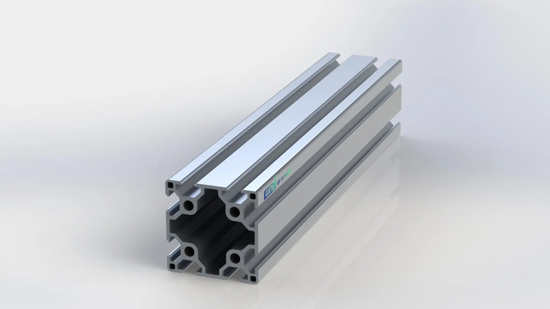 6060-8L Алюминиевый конструкционный профиль анодированный