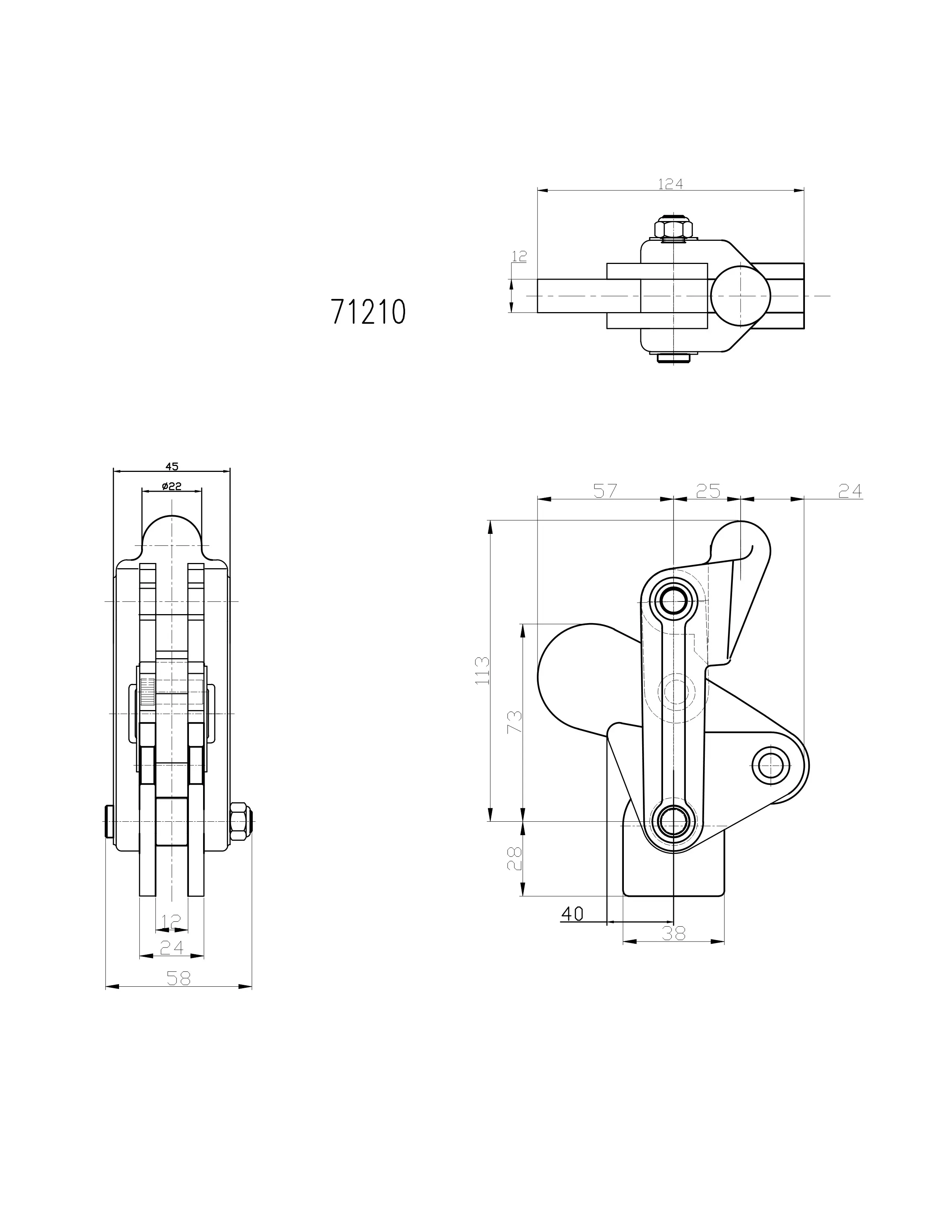 Модульное зажимное устройство Арт. CH-71210
