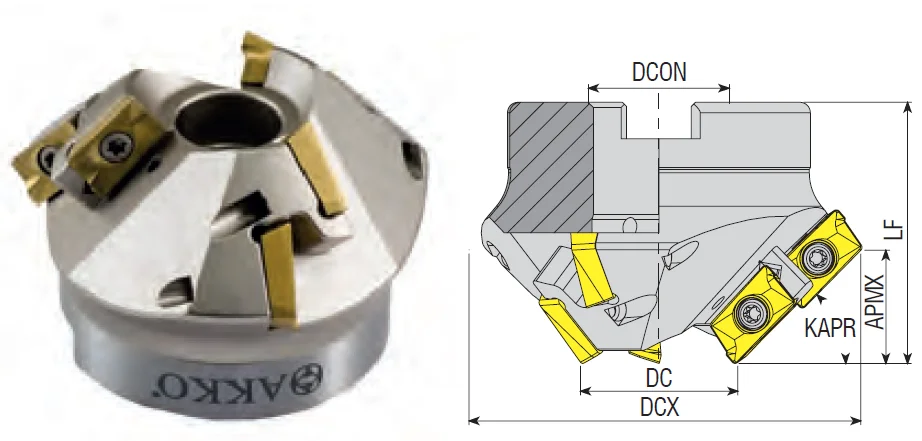 AHM75-AP16-D35x50-A22-Z0306-H Зенковка для отверстий под винты с цилиндрической шестигранной головкой (DIN 974-1)
