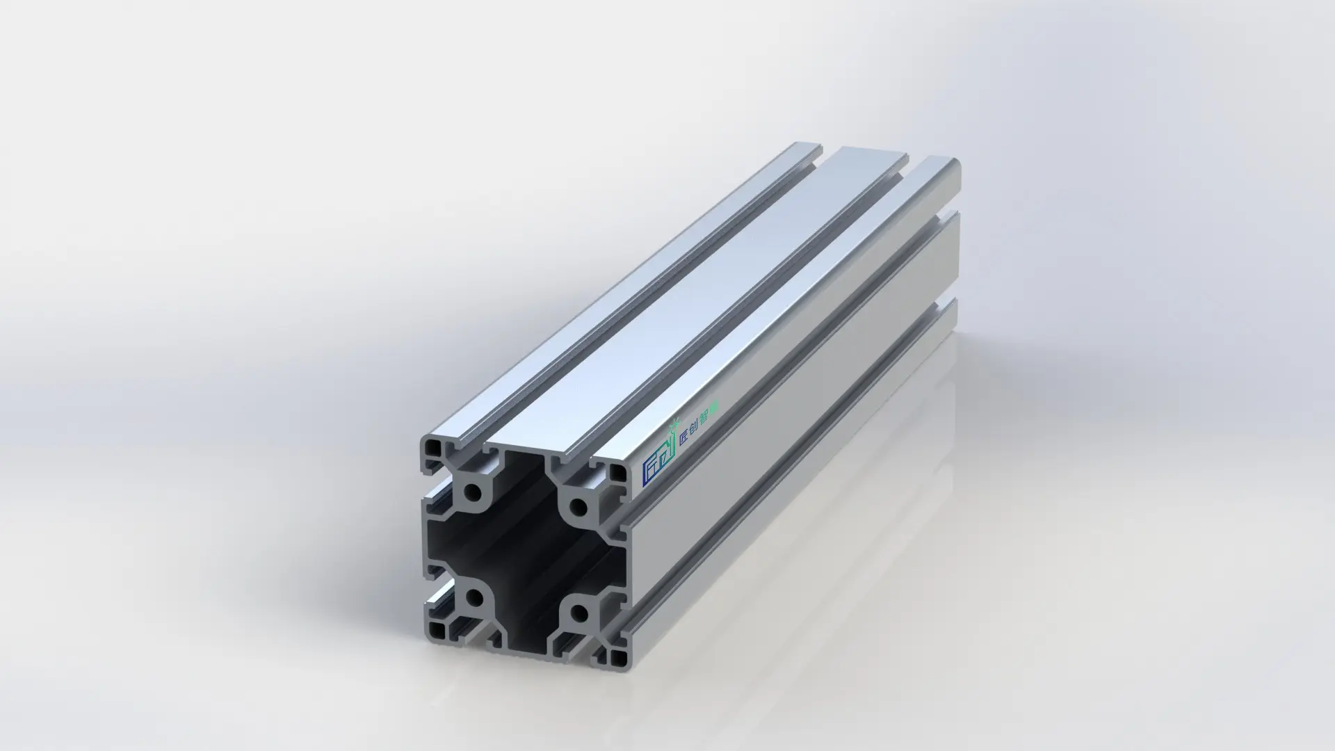 8080-8B Алюминиевый конструкционный профиль анодированный