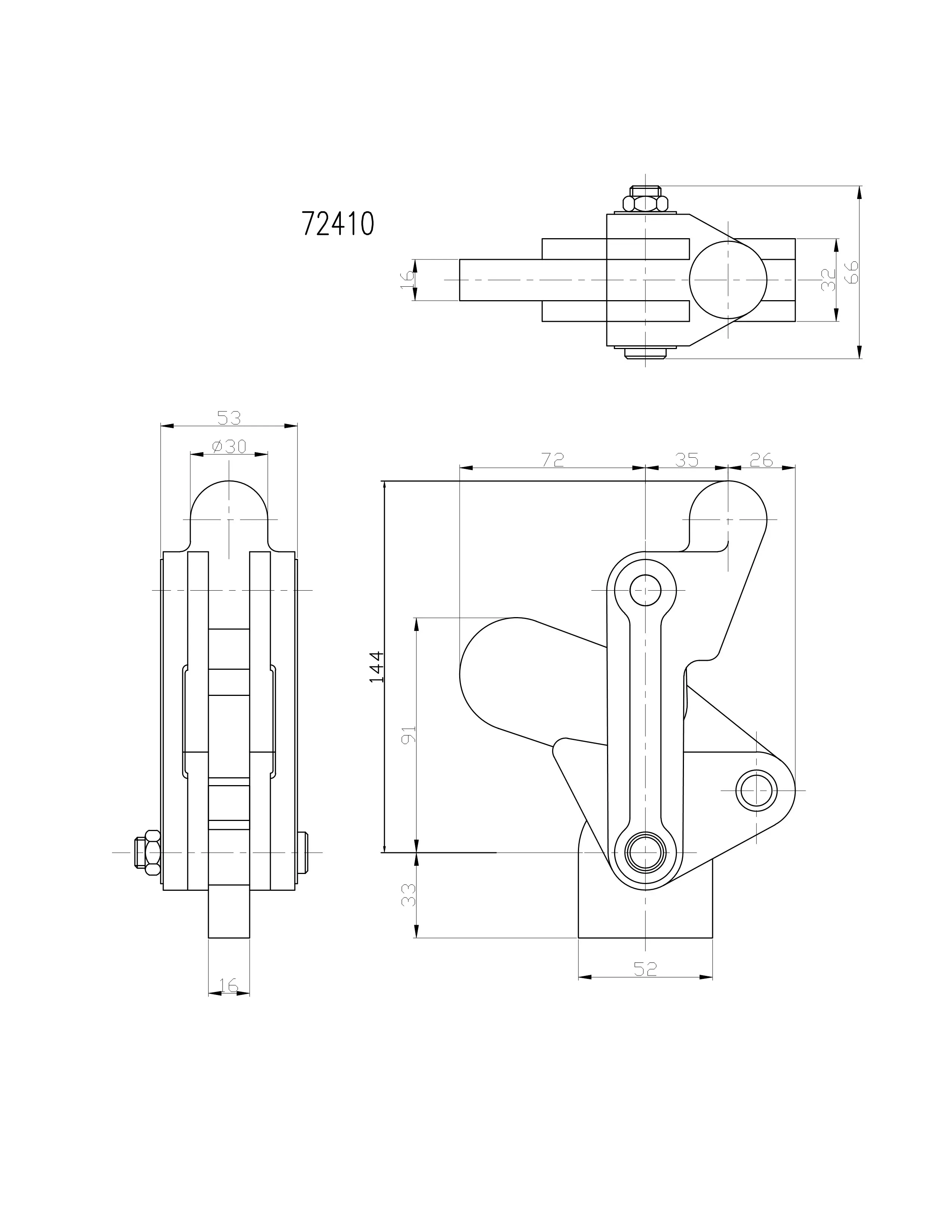 Модульное зажимное устройство Арт. CH-72410