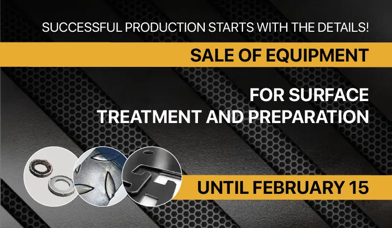Sale of Surface Treatment and Preparation Equipment – Special Offer from IRS!