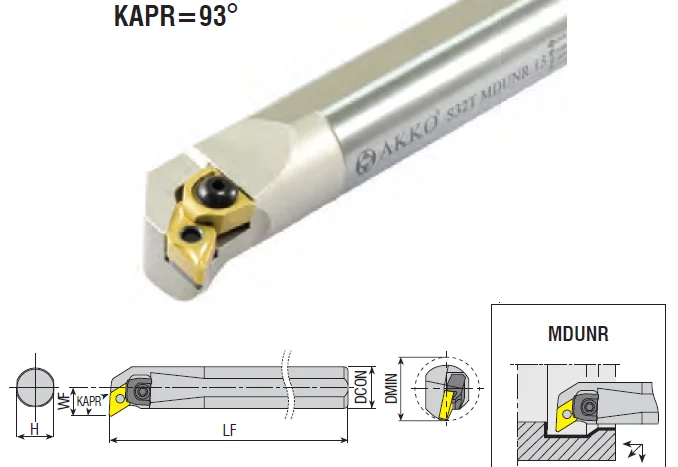 S25S MDUNR/L 15 Расточная державка M-тип