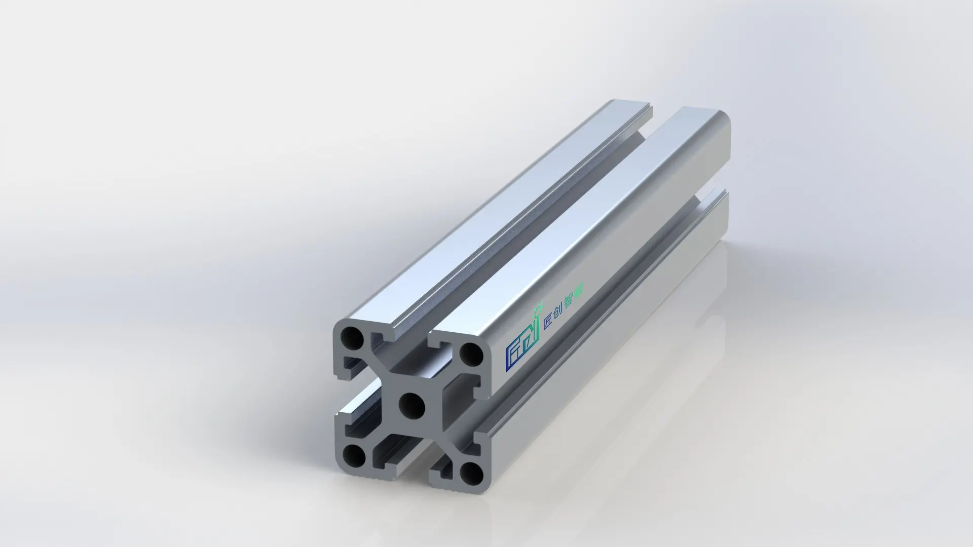 4040-8W Алюминиевый конструкционный профиль анодированный