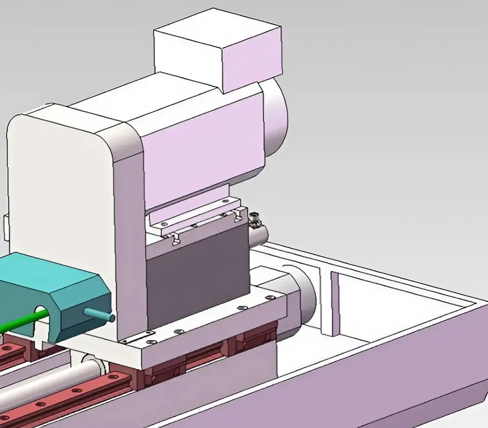 Сверлильная бабка станка для ружейного сверления глубоких отверстий GDM1-203