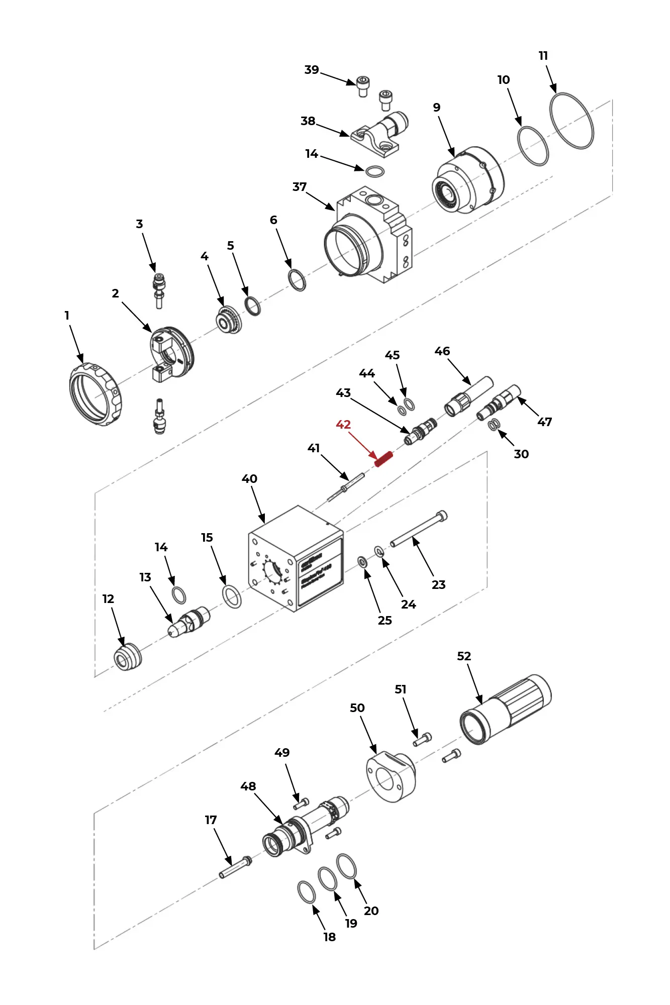 IRS-303047 Compression Spring on SinplexPro-180 Plasma Gun Scheme