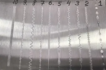 LiteWELD XC PLUS Динамический воблер Пример 1