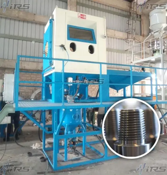 Установка по дробеструйной обработке в сборе