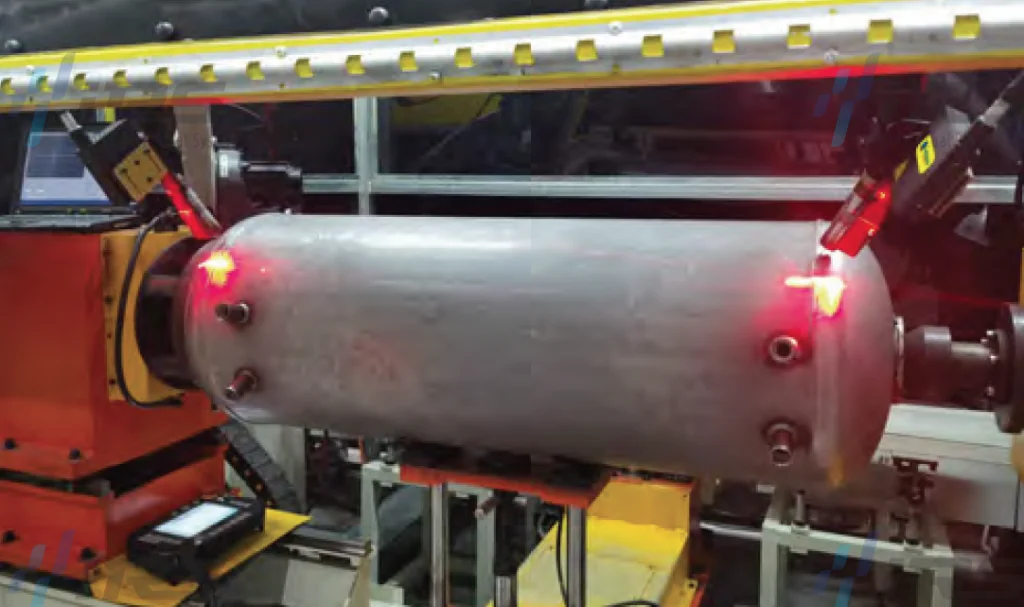 Сварка сосуда давления с системой слежения за сваркой