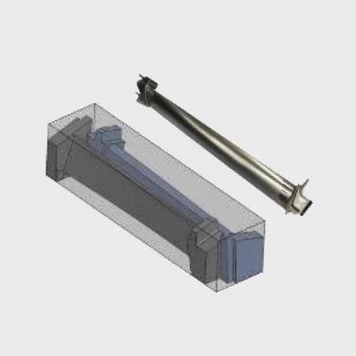 Черновая резка лопатки