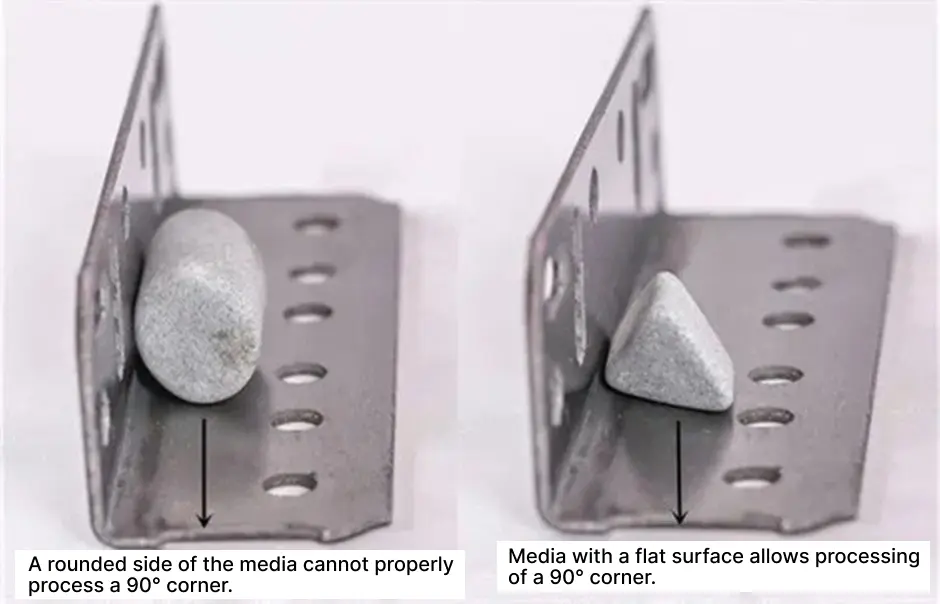 Difference between tapered and flat media
