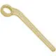 Ключ накидной изогнутый из сплава алюминиевой бронзы Ключ накидной изогнутый из сплава алюминиевой бронзы