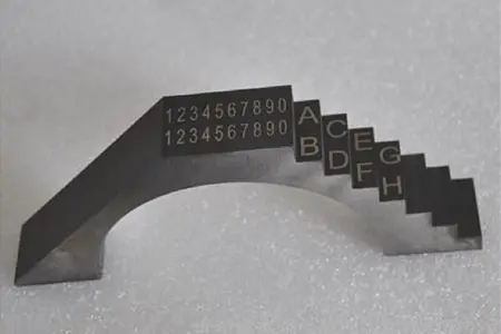 пример лазерной маркировки