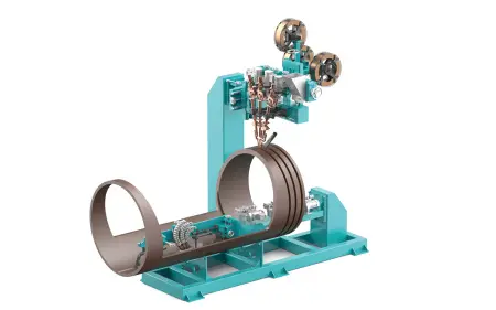 Многодуговая сварка продольных и кольцевых швов