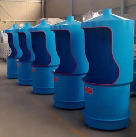 Установка обсыпки модельных блоков с кипящим слоем