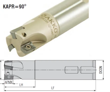 AEM90-AD1505-D30-W25-L150-Z03 S-тип концевая фреза