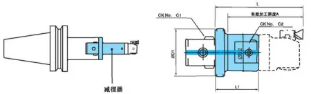 Переходник для расточной головки CK51-70