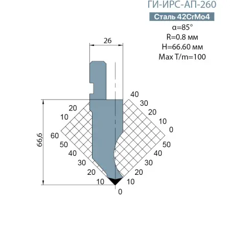 Пуансон Promecam-Amada ГИ-ИРС-AП-260