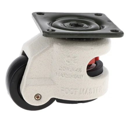 Колесо поворотное усиленное D50 мм, нагрузка до 250 кг, с платформой, ALF-WR-D50