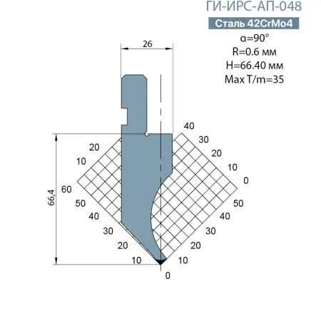 Пуансон Promecam-Amada ГИ-ИРС-AП-048