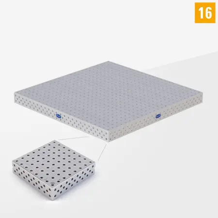 PE 3D welding table 16 1200x1200 standard version without legs
