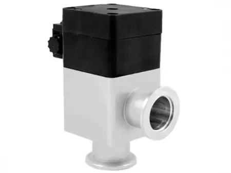 Клапан вакуумный угловой  GDQ-J40 KF40 Пневматический уплотнение - Фторэластомерное материал - Алюминий