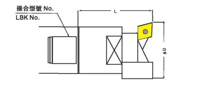 Черновая расточная головка E-RBH40-55-C