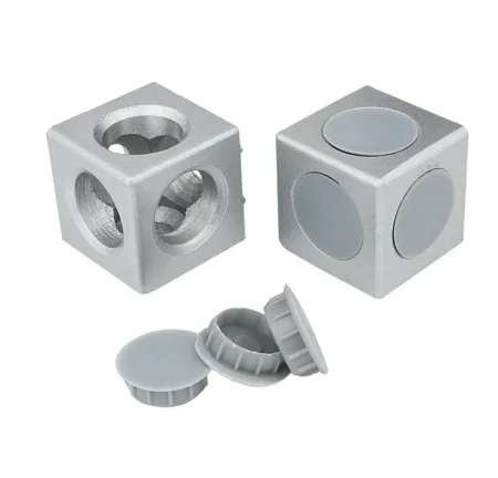 Трехсторонний кубический соединитель A40 для алюминиевых профилей, ALF-SC40TT