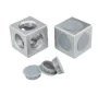 Трехсторонний кубический соединитель A40 для алюминиевых профилей, ALF-SC40TT