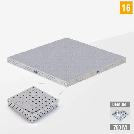 PE 3D welding table 16 1500x1500 nitrided DEMONT 760 M without legs