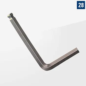 Шестигранный торцевой ключ SW14 D28-10008-000