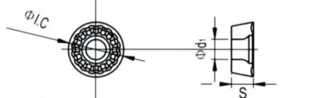 Твердосплавная токарная пластина RCGT-10T3MO-LH