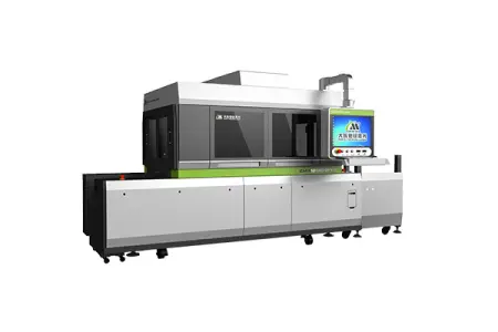 1200 х 600  СО2 лазерный станок с двумя головами с системой видео позиционирования, предназначенный для раскроя рулонных материалов CMA1206C-DFV-A