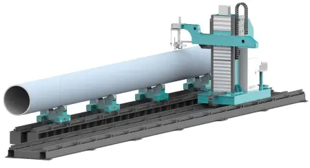 Станок для резки крупногабаритных труб