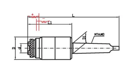 Фрезерный патрон с конусом Морзе MTA4-G1224