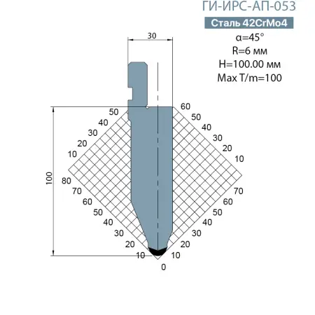 Пуансон Promecam-Amada ГИ-ИРС-AП-053