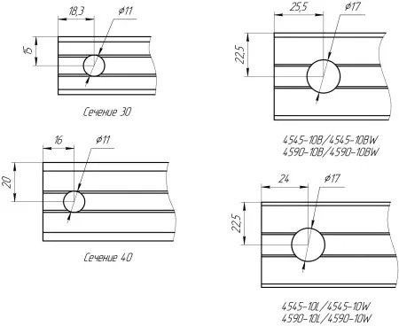 Быстрый соединитель встроенного типа для алюминиевых профилей М8, паз 10, угол 90 градусов, ALF-FCM8-10/90