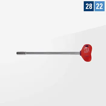 Шестигранный ключ с T-образной ручкой SW 10 Арт. D28-10008-003