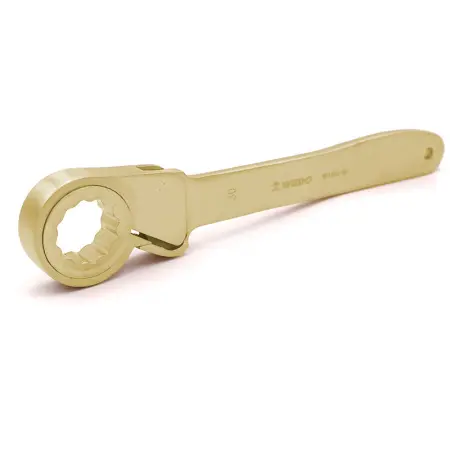 Ключ 12-гранный накидной с трещоткой искробезопасный AL183A-11