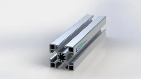 4545-10B Алюминиевый конструкционный профиль анодированный