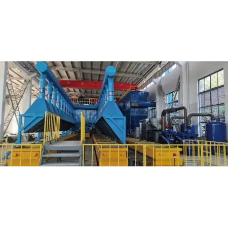 Автоматизированная линия для литья по выжигаемым моделям