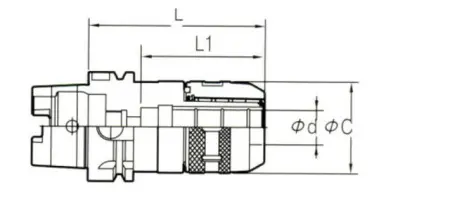 Фрезерный патрон HSK 100A-C32-130