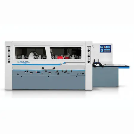 818H Высокоскоростной 8-шпиндельный четырехсторонний фрезерный станок