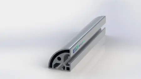 4040-8R Алюминиевый конструкционный профиль анодированный