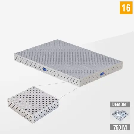 PROFIPlusLINE PL 3D welding table 16 1200x800 nitrided DEMONT 760 M without legs