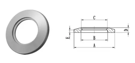 Фланец под сварку KF25 (нержавеющая сталь)