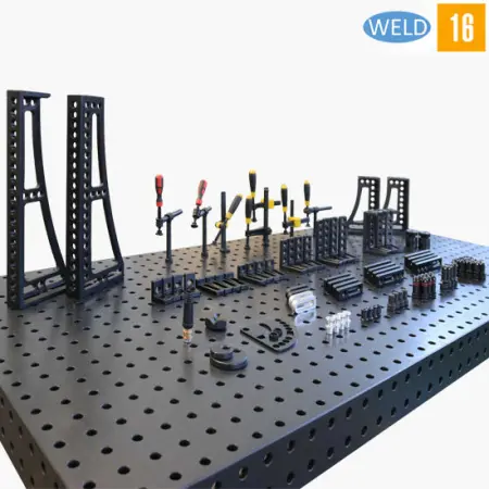 3Д сварочная плита с плазменной азотацией 4000x2000x100 С164020