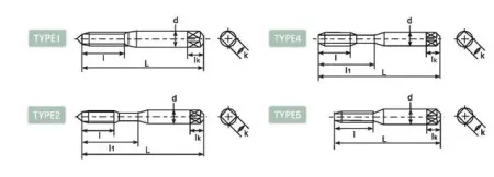 Метчик со спиральными канавками DLSFTU406