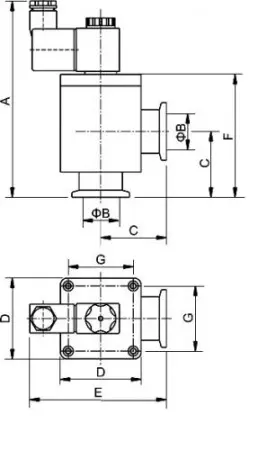 Клапан напуска GYC-JQ25/KF