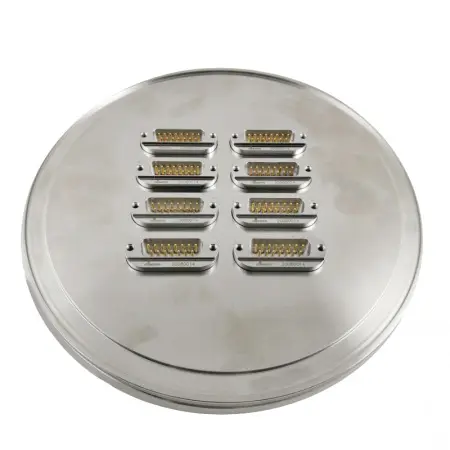 Вакуумные вводы DSUB 15 pin на фланце ISO-K 160